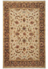 Load image into Gallery viewer, 6.3 x 9.3 Hand-Knotted Agra Rug Beige Brown #B-73623