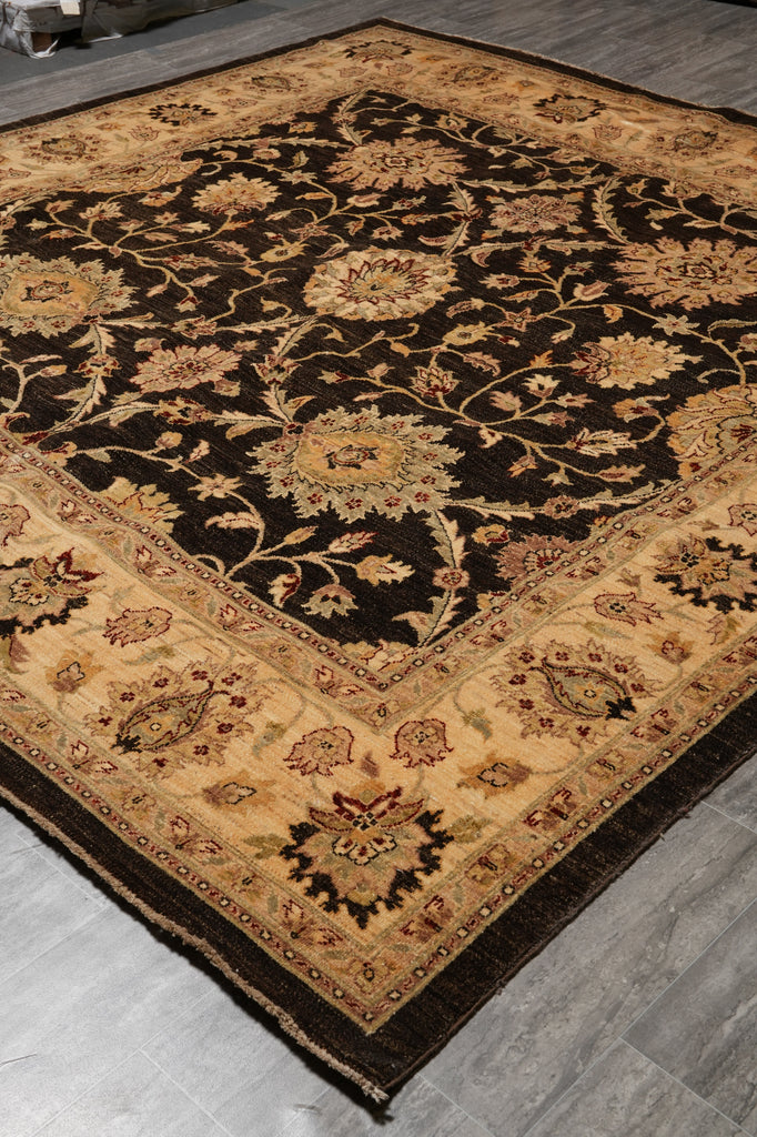 10 x 10 Feet Square Chobi Peshawar Rug Feet Square #PIX-6793
