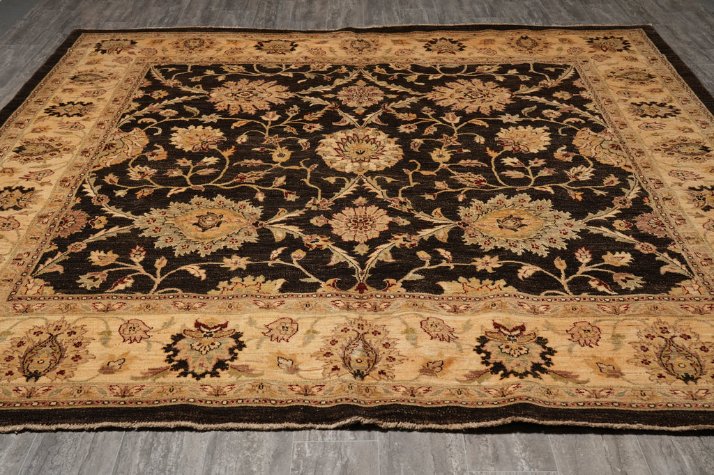 10 x 10 Feet Square Chobi Peshawar Rug Feet Square #PIX-6793
