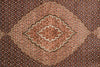 Load image into Gallery viewer, 6.7 x 10 Black Authentic Persian Mahi Tabriz Handmade Wool and Silk Rug #F-4220