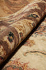 Load image into Gallery viewer, 6.3 x 9.3 Hand-Knotted Agra Rug Beige Brown #B-73623
