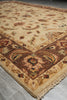Load image into Gallery viewer, 6.3 x 9.3 Hand-Knotted Agra Rug Beige Brown #B-73623