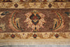 Load image into Gallery viewer, 6.3 x 9.3 Hand-Knotted Agra Rug Beige Brown #B-73623