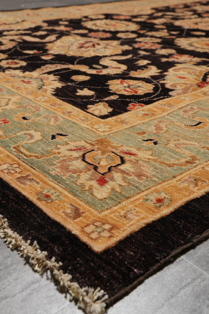 6 x 17.7 Gallery Size Wide Runner Organic Wool #PIX-20371
