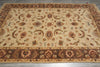 Load image into Gallery viewer, 6.3 x 9.3 Hand-Knotted Agra Rug Beige Brown #B-73623