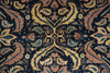 Load image into Gallery viewer, 6.7 x 6.9 Navy Blue Fine Persian Sarouk Rug 72346