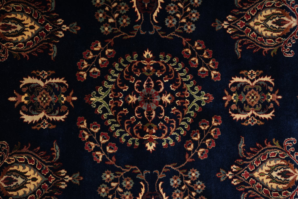 7 x 9 Traditional Sarouk Mohageran Quality Hand-Knotted Rug Lustrous Silky Wool #PIX-2871