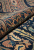 Load image into Gallery viewer, 6.7 x 6.9 Navy Blue Fine Persian Sarouk Rug 72346