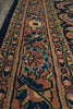Load image into Gallery viewer, 6.7 x 6.9 Navy Blue Fine Persian Sarouk Rug 72346