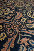Load image into Gallery viewer, 6.7 x 6.9 Navy Blue Fine Persian Sarouk Rug 72346