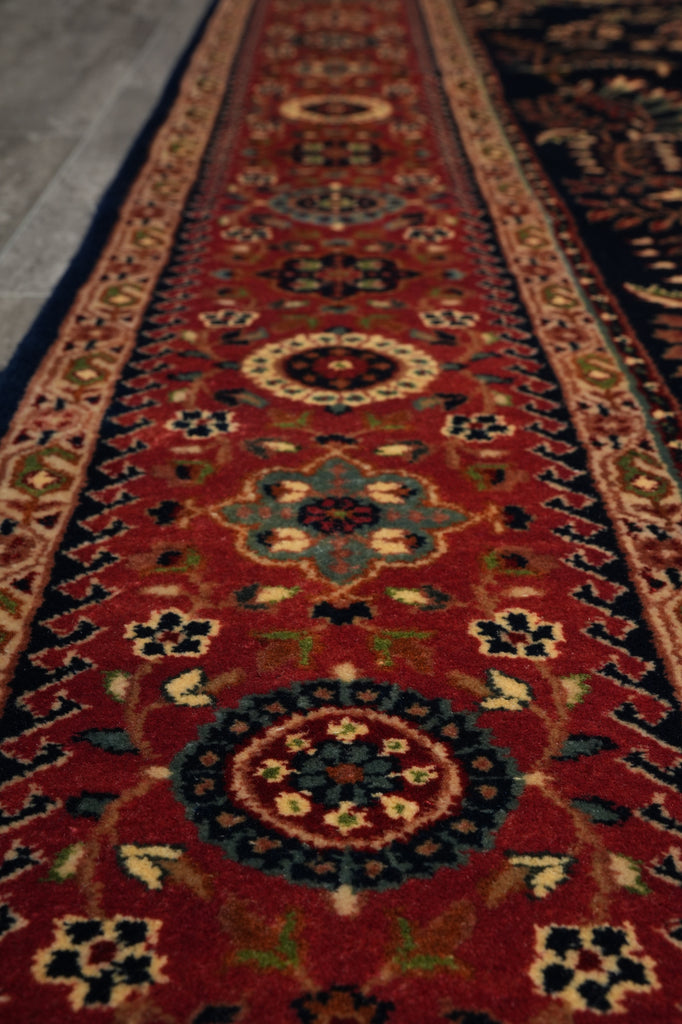 7 x 9 Traditional Sarouk Mohageran Quality Hand-Knotted Rug Lustrous Silky Wool #PIX-2871