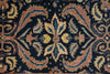 Load image into Gallery viewer, 6.7 x 6.9 Navy Blue Fine Persian Sarouk Rug 72346