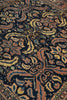Load image into Gallery viewer, 6.7 x 6.9 Navy Blue Fine Persian Sarouk Rug 72346