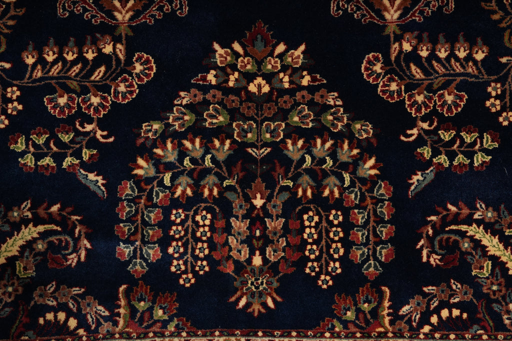 7 x 9 Traditional Sarouk Mohageran Quality Hand-Knotted Rug Lustrous Silky Wool #PIX-2871