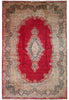 Load image into Gallery viewer, 15.8 x 22 Large Mansion Size Authentic Persian Kerman Rug Open Field Iran