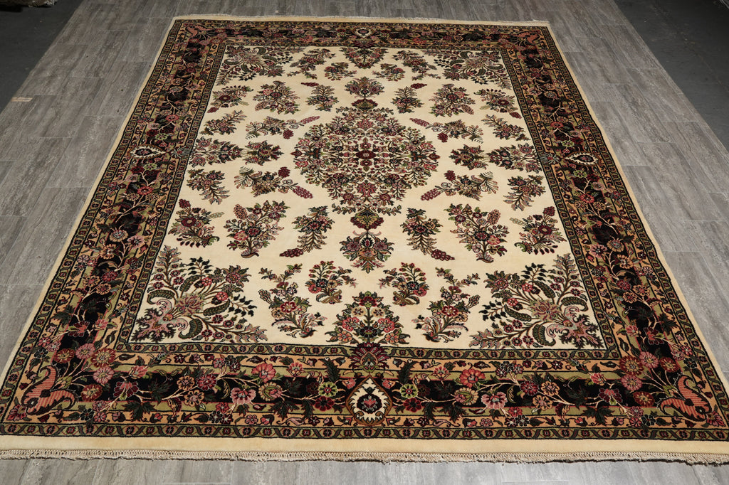 8 x 10 Quality Handmade Jaipur Sarouk Rug #PIX-20157