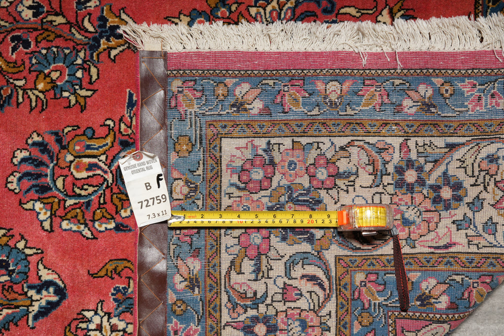 7.3 x 11 Fine Persian Sarouk Rug 72759