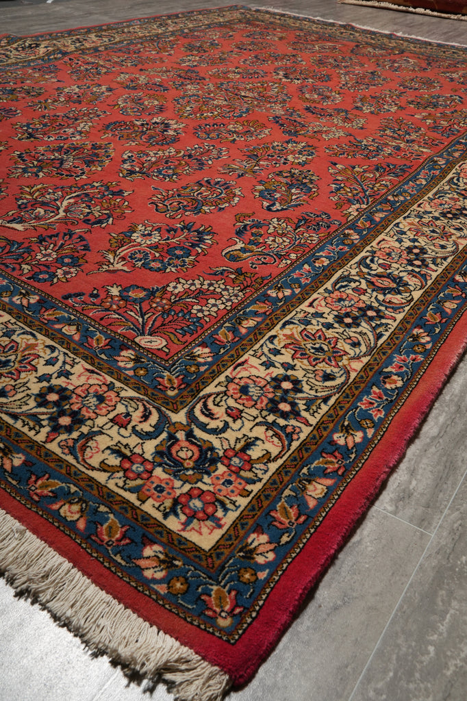 7.3 x 11 Fine Persian Sarouk Rug 72759