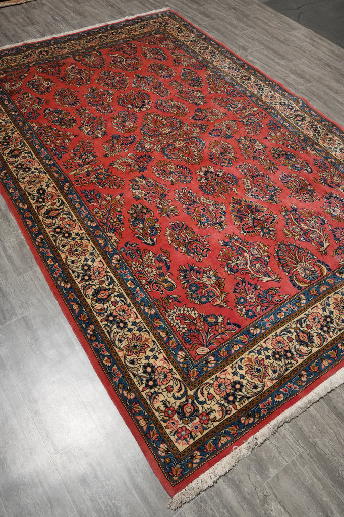 7.3 x 11 Fine Persian Sarouk Rug 72759