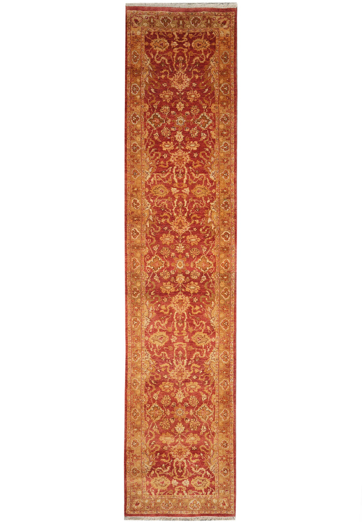 2.7 x 12.1 Feet Runner Chobi Peshawar Zigler Carpet