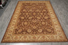 Load image into Gallery viewer, 6 x 9 Organic Wool Chobi Peshawar Rug Warm Brown #PIX-20240