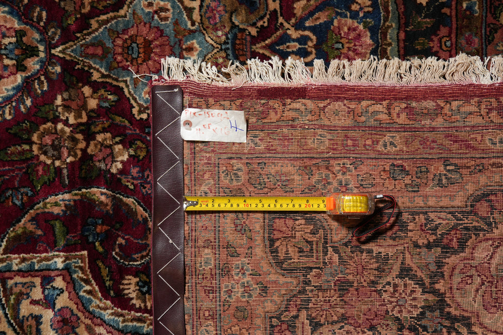 11.5 x 16 Antique Persian Sarouk Kerman Rug #PIX-15092