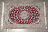 Load image into Gallery viewer, 6.5 x 10 Wool and Silk Fine Weave Authentic Persian Nain Rug Iran #F-6953