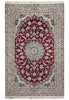 Load image into Gallery viewer, 6.5 x 10 Wool and Silk Fine Weave Authentic Persian Nain Rug Iran #F-6953