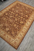 Load image into Gallery viewer, 6 x 9 Organic Wool Chobi Peshawar Rug Warm Brown #PIX-20240