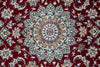 Load image into Gallery viewer, 6.5 x 10 Wool and Silk Fine Weave Authentic Persian Nain Rug Iran #F-6953