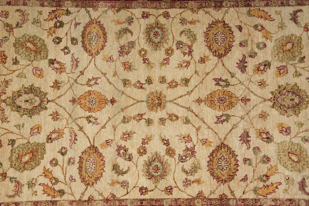 5.8 x 9 Beautiful Quality Hand-Knotted Chobi Peshawar Zigler Rug #B-73638