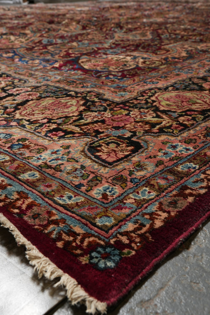 11.5 x 16 Antique Persian Sarouk Kerman Rug #PIX-15092
