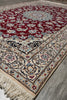 Load image into Gallery viewer, 6.5 x 10 Wool and Silk Fine Weave Authentic Persian Nain Rug Iran #F-6953