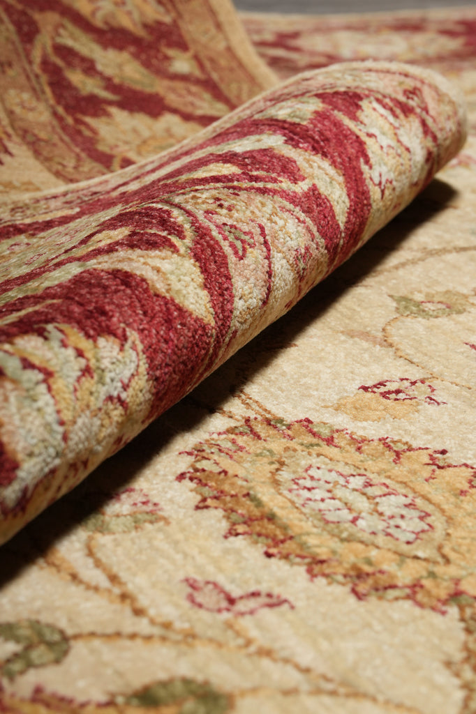 5.8 x 9 Beautiful Quality Hand-Knotted Chobi Peshawar Zigler Rug #B-73638