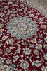 Load image into Gallery viewer, 6.5 x 10 Wool and Silk Fine Weave Authentic Persian Nain Rug Iran #F-6953