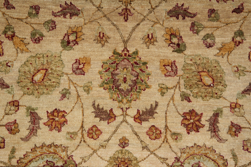 5.8 x 9 Beautiful Quality Hand-Knotted Chobi Peshawar Zigler Rug #B-73638