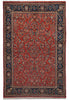 Load image into Gallery viewer, 7.3 x 11 Coral Persian Sarouk Rug 72755