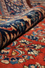 Load image into Gallery viewer, 7.3 x 11 Coral Persian Sarouk Rug 72755