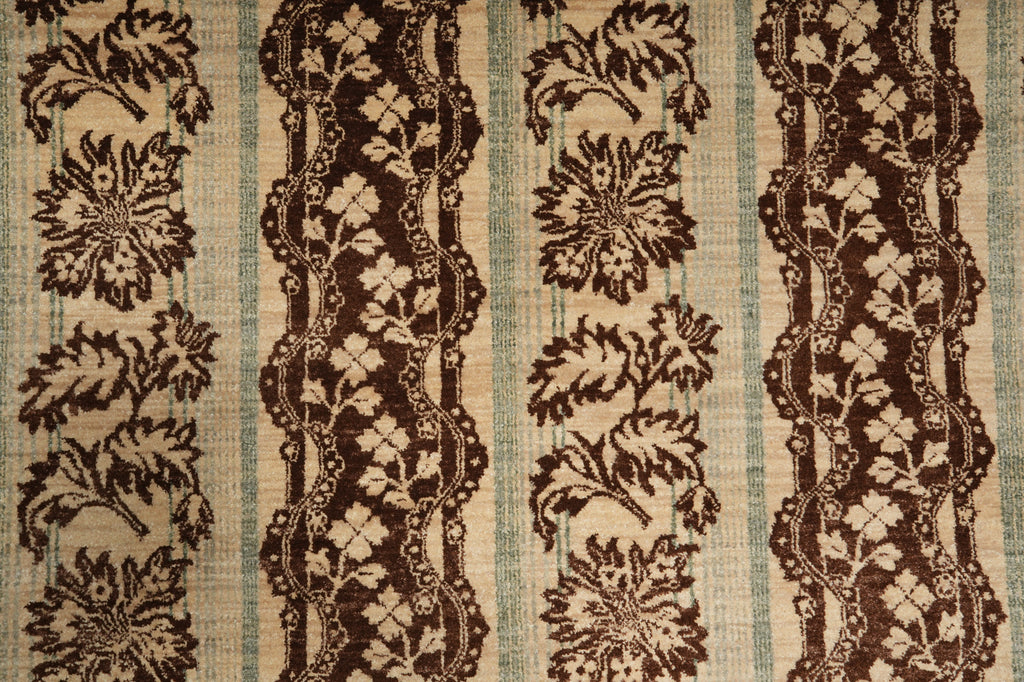 6 x 9 Hand-Knotted Transitional Wool Rug Modern Carpet #PIX-15203