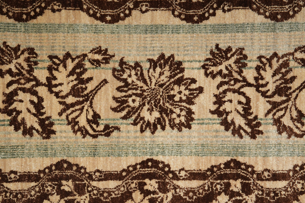 6 x 9 Hand-Knotted Transitional Wool Rug Modern Carpet #PIX-15203