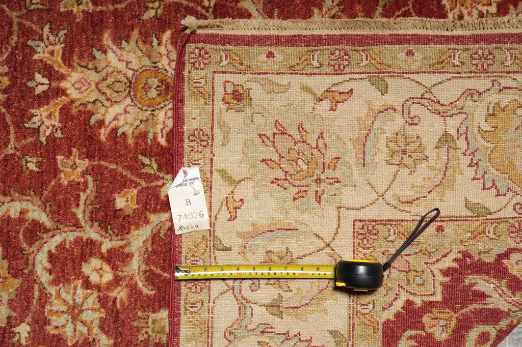 6 x 9 Beautiful Quality Hand-Knotted Chobi Peshawar Rug #B-74026