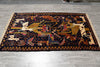 Load image into Gallery viewer, 3.9 x 6.8 Pictorial Animals Tribal Afghan Rug #S10-595