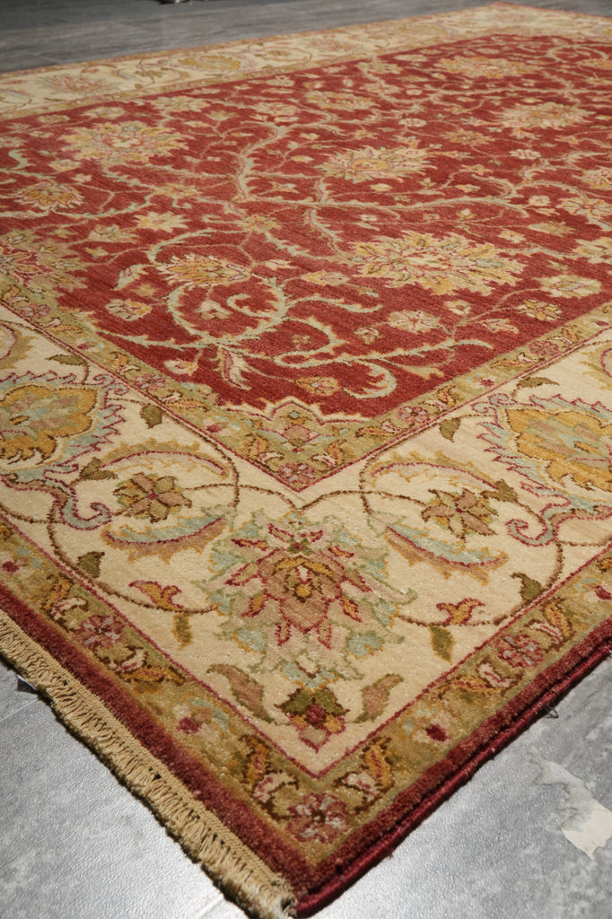 6 x 9 Beautiful Quality Hand-Knotted Chobi Peshawar Rug #B-74026