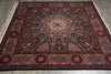 Load image into Gallery viewer, 7 x 7 Black Minnici DOM Design SQUARE Rug 16013