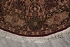 Load image into Gallery viewer, 5 x 5 Feet Round Quality Handmade Wool and Silk Rug Dom #F-4503
