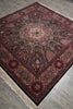 Load image into Gallery viewer, 7 x 7 Black Minnici DOM Design SQUARE Rug 16013