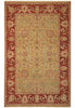 Load image into Gallery viewer, 6 x 9 Gold Warm Rustic Red Quality Hand-Knotted Chobi Peshawar Rug Naural Wool #B-71419