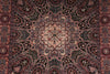 Load image into Gallery viewer, 6 x 6 Black Minnici Design Rug 16012