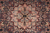 Load image into Gallery viewer, 6 x 6 Black Minnici Design Rug 16012