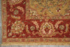 Load image into Gallery viewer, 6 x 9 Gold Warm Rustic Red Quality Hand-Knotted Chobi Peshawar Rug Naural Wool #B-71419